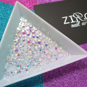 ZIRCONE Cyrkonie Aurora Ice #3 100 szt. (1,3mm)