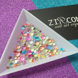 ZIRCONE Glass Bubble Mix Color 100 szt. (MIX)