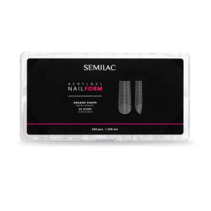 SEMILAC Górne formy Acrylgel Nail Form Square 120 szt.