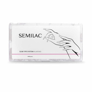 SEMILAC Tipsy Slim Tips System Almond 240 szt.