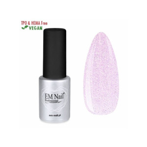 EM NAIL Lakier hybrydowy Premium Glamour Pink 142 6ml