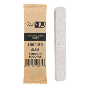 NAIL4U Slim Mini Pilnik Podofile Prosty 100/180 50 szt.