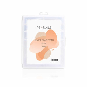 PB NAILS Górne formy Dual Forms No.06 Owal