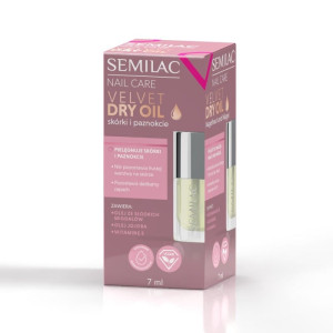 SEMILAC Suchy olejek do paznokci i skórek Velvet Dry Oil 7ml