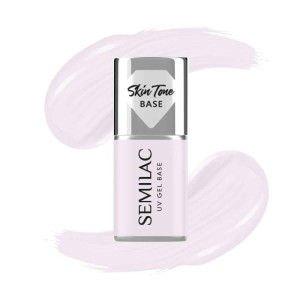 SEMILAC Baza Skin Tone Cover Base Milky Pink 7ml