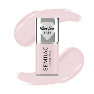 SEMILAC Baza Skin Tone Cover Base Rose Beige 7ml