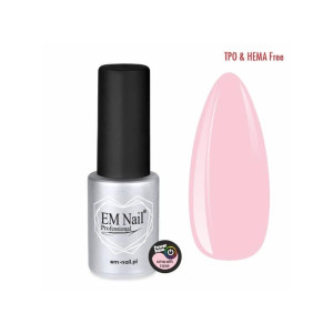 EM NAIL Baza Power Base Smooth Rose 6ml