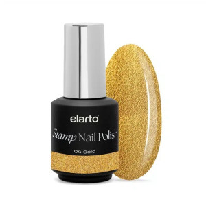 ELARTO Lakier do stempli Stamp Nail Polish 04 Gold 7ml