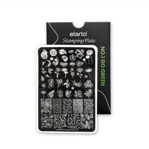 ELARTO Blaszka do stempli Stamping Plate No. 1 Go Green