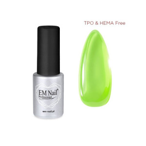 EM NAIL Lakier hybrydowy Glass Fantasy Lime Drop 2 6ml