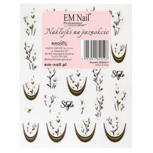 EM NAIL Naklejki na paznokcie JO-2719