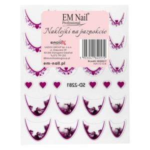 EM NAIL Naklejki na paznokcie SD-2281