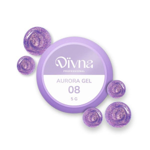DIVNA Żel do zdobień Aurora Gel 08 5ml