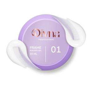 DIVNA Żel budujący Frame Builder Gel 01 15ml