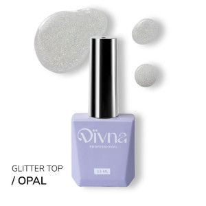 DIVNA Top hybrydowy Top No Wipe Opal 13ml