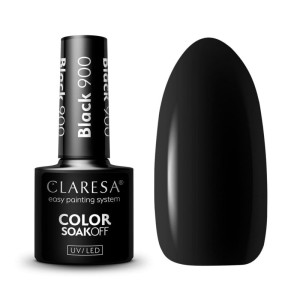 CLARESA Lakier hybrydowy Black 900 5g
