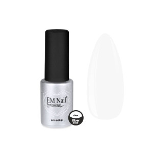 EM NAIL Baza z włóknem szklanym Fiber Base Clear 6ml