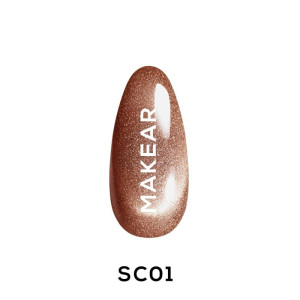 MAKEAR Lakier hybrydowy Silky Cat Eye SC01 8ml