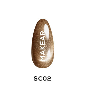 MAKEAR Lakier hybrydowy Silky Cat Eye SC02 8ml