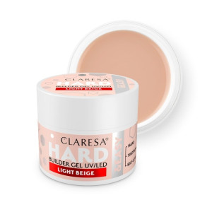 CLARESA Żel budujący Hard&Easy Light Beige 45g
