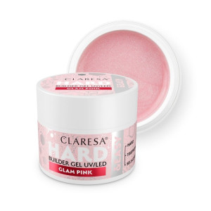 CLARESA Żel budujący Hard&Easy Glam Pink 45g