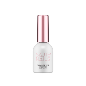 SAUTE NAILS Top hybrydowy Glimmer Top No Wipe 8ml