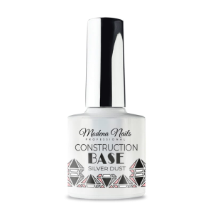 MODENA NAILS Baza Base Construction Silver Dust 7,3ml