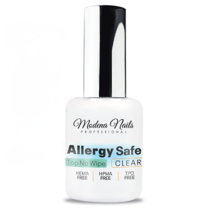 MODENA NAILS Top hybrydowy Allergy Safe Top No Wipe 15ml
