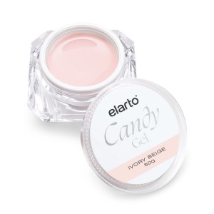 ELARTO Żel budujący Candy Ivory Beige 50g