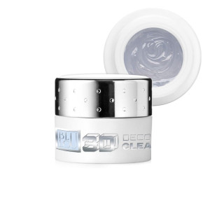 BLULOU Żel do zdobień 3D Deco Gel Clear 5g