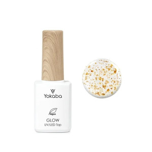 YOKABA Top hybrydowy Glow Top 01 Gold 7ml