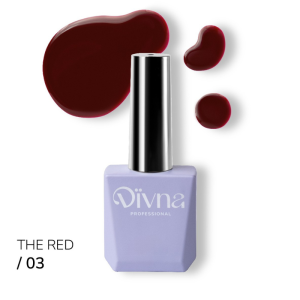 DIVNA Lakier hybrydowy The Red 03 7ml