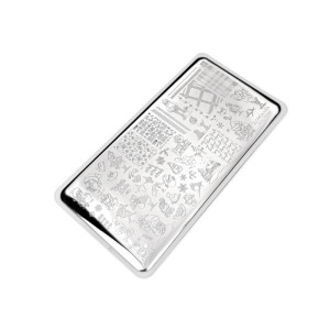 SLOWIANKA Metalowa płytka do stampingu Blaszka nr 9