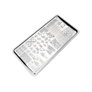 SLOWIANKA Metalowa płytka do stampingu Blaszka nr 10