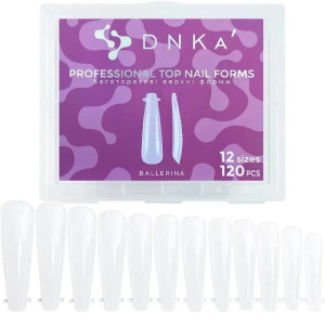 DNKA Dual formy Top Nail Forms Ballerina 120 szt.
