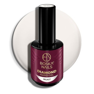 BOSKA NAILS Żel w butelce Hard Diamond Gel Milkly 15ml