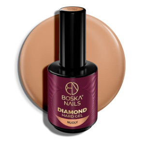BOSKA NAILS Żel w butelce Hard Diamond Gel Nudly 15ml