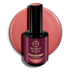 BOSKA NAILS Żel w butelce Hard Diamond Gel Pinkly 15ml