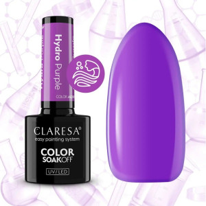 CLARESA Lakier hybrydowy Color Alchemy Hydro Purple 5g