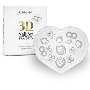 CLAVIER Silikonowe formy do ozdób 3D Nail Art Forms 03