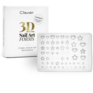 CLAVIER Silikonowe formy do ozdób 3D Nail Art Forms 05