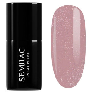SEMILAC Lakier hybrydowy 320 Shimmer Dust Beige 7ml