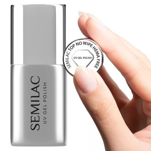 SEMILAC Top hybrydowy Top No Wipe HEMA Free 7ml