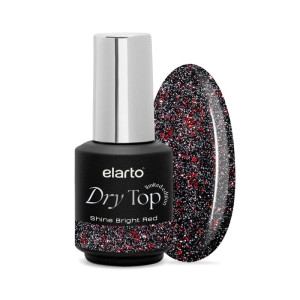 ELARTO Top hybrydowy Dry Top Shine Bright Red 7ml