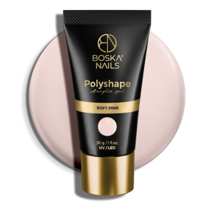 BOSKA NAILS Akrylożel Polyshape Soft Pink 30g