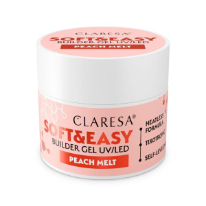 CLARESA Żel budujący Soft&Easy Peach Melt 45g
