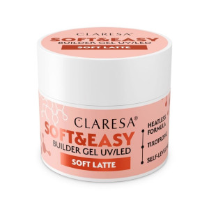 CLARESA Żel budujący Soft&Easy Soft Latte 12g