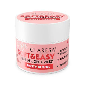 CLARESA Żel budujący Soft&Easy Dusty Bloom 12g