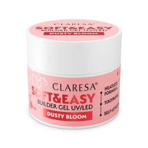 CLARESA Żel budujący Soft&Easy Dusty Bloom 45g