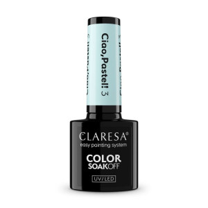 CLARESA Lakier hybrydowy Ciao,Pastel! 3 5g